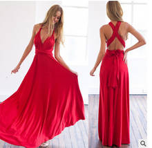 RICORIT Sexy Dress Women Boho Maxi Dress Female Fashion Party Club Long Dress Bandage Bodycon Clothes 2019 Robe Longue Платье 2024 - buy cheap