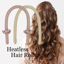 Rizador de cinta de seda sin calor para cabello, conjunto de rizadores de pelo suave, formadores de ondas, herramientas de estilismo para el cabello 2024 - compra barato