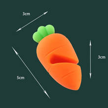 Silicone Carrot Design Spill-proof Pot Lid Rack Creative Overflow Stoppers Pot Cover Lifter For Kitchen 2024 - buy cheap