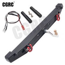 RC Model Metal Rear Bumper With LED Light For 1/10 RC Crawler Car Traxxas TRX4 Defender Axial Scx10 II 90046 2024 - buy cheap