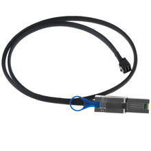 Внешний мини-sas SFF-8643 для Mini SAS 26 (SFF-8088) Мужской кабель 0,5 метра 2024 - купить недорого