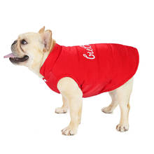 Одежда для мопса, зимняя одежда для французского бульдога, жилет, наряд, теплая собачья куртка, пудель, шнауцер, костюм для домашних животных, одежда для собак 2024 - купить недорого