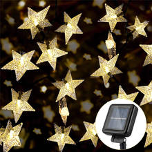 Solar Lamp Outdoor Star String Light Solar Power Christmas Lights Outdoor Waterproof Decor Fairy Lights For Patio Garden Gazebo 2024 - buy cheap