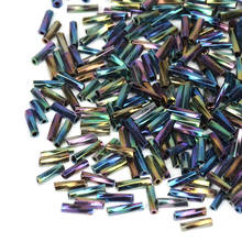 Kralen-cuentas de cristal para fabricación de joyas, abalorios, bolitas, varios colores, 2x6MM 2024 - compra barato