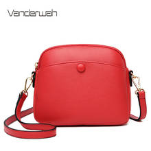 VANDERWAH 2020 New Soft Leather Fashion Female Shoulder Crossbody Bags for Women 2020 Simple Small Handbag Sac Bolsa Feminina 2024 - buy cheap