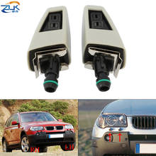 ZUK-boquilla de lavado de faros de parachoques delantero, pulverizador de agua de limpieza, chorro, para BMW X3 E83 2003 2004 2005 2006 2024 - compra barato