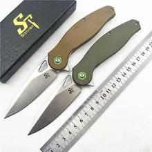 Sitivien ST301 14C28N Blade Folding Knife Micarta Handle Outdoor Camping Pocket Flipper EDC Survival Hunting Knife Tool 2024 - buy cheap