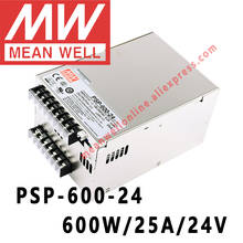 Блок питания с PFC и параллельной функцией Mean Well PSP-600-24, 24VDC/25A/600W 2024 - купить недорого