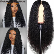 Rebecca Deep Wave Wig 13x4 Lace Front Human Hair Wigs for Black Women Preplucked Glueless Brazilian Remy Curly Human hair Wigs 2024 - buy cheap