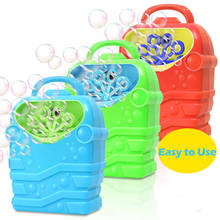 Máquina de bolha crianças durável automático bolha soprador brinquedo ao ar livre para menina menino crianças boneca brinquedos para o menino da menina presente natal 2024 - compre barato