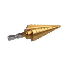 HSS Titanium Coated 4-22mm Step Cone Drill Bit Metal Wood Conical Cutter Tool 2024 - buy cheap