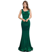 Vestido De fiesta largo De sirena elástico, Verde 2024 - compra barato