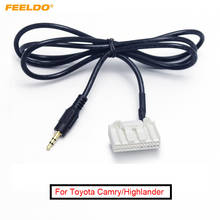 FEELDO 1PC coche 3,5mm Audio AUX 28PIN Cable adaptador de Cable de entrada para Toyota Camry/Corolla/ reiz/RAV4/Highlander # FD-1740 2024 - compra barato