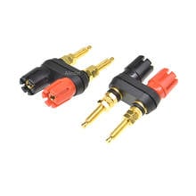 Conector de Banana chapado en oro, amplificador de altavoz, Terminal extendida, poste de encuadernación, 1 Uds. 2024 - compra barato