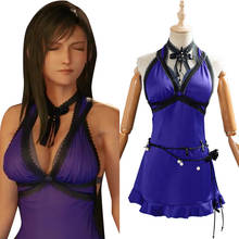 Disfraz de Final Fantasy VII para mujer y niña, Remake Tifa, Lockhart, vestido de fiesta de carnaval, Halloween 2024 - compra barato