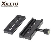 XILETU QR-120 Universal Clamping Clamp+PU-120 Quick Release Plate 1/4'-3/8 inch Screw For Tripod&Monopod Length 120mm*Width 38mm 2024 - buy cheap