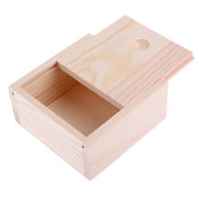 Коробка для хранения натурального дерева, коробка для ювелирных изделий, небольшие гаджеты, мыло ручной работы 2024 - купить недорого