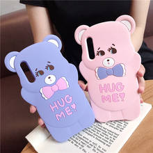 For Samsung Galaxy A50 Case 2019 Cute 3D Cartoon Bear Soft Silicone Back Cover For Samsung A20 20 A30 30 A 50 A505 Phone Cases 2024 - buy cheap
