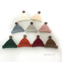 1PCS Lovely Knitted Winter Hat for OB11, Molly, 1/12 BJD Doll Obitsu 11 Doll Clothes Outifts Accessories 2024 - купить недорого