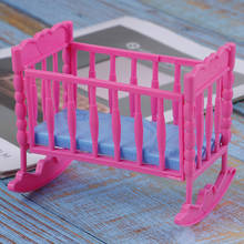 Качалка Колыбель кукольный домик игрушечная мебель для куклы Келли Барби аксессуары для девочек игрушка подарок для будущей мамы игрушка для девочек 2024 - купить недорого