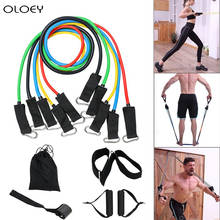 Latex Resistance Bands Gym Door Anchor Ankle Straps With Bag Kit Set Yoga Exercise Fitness Band Rubber Loop Tube Bands Home Gym 2024 - buy cheap