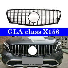 Parachoques delantero GT, rejilla de malla para Mercedes GLA, clase X156, GLA200, GLA250 2024 - compra barato