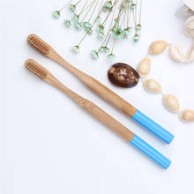 1PCS Oral Care Teeth Brushes Natural Bamboo Toothbrush Bamboo Charcoal Toothbrush Wood Handle Toothbrush Portable Brush 2024 - buy cheap