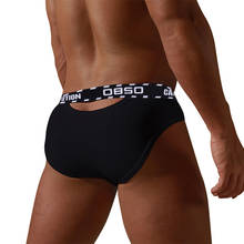 0850 Brand 2021 New Sexy  Men Underwear Cotton Brief New Low Waist Men's Briefs Slip Gay Cueca Bikini Man Underware Hollow Out 2024 - buy cheap