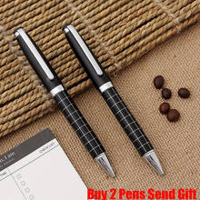 Hot Selling Brand Metal Ballpoint Pen Business Men Signature Writing Pen Buy 2 Pens Send Gift 2024 - buy cheap