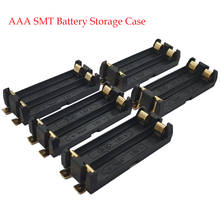 Soporte de batería SMD SMT, caja de batería con pines de bronce, 2 x AAA, 5 uds. 2024 - compra barato