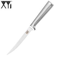 XYj Stainless Steel Fish Boning Knife 6'' Kitchen Knife Lasting Sharp Full Tang Chef Knife Kitchen Tools Accessory 2024 - buy cheap
