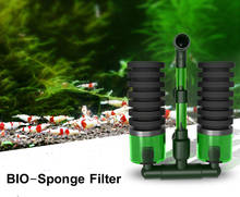 Super Biochemical Sponge Filter Aquarium Bio-Filter Qanvee BIO SPONGE Filter For fish tanks or shrimp tanks 2024 - buy cheap