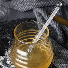 CreativeTransparent Glass Stirring Rods Glass Honey Spoon Long Handle Kitchen Dipper Stick Durable Safe Tool 1pcs 2024 - buy cheap