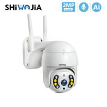 SHIWOJIA-cámara IP inalámbrica para el hogar, sistema de seguridad CCTV con seguimiento automático, impermeable, detección de personas, WiFi, PTZ, 1080P 2024 - compra barato