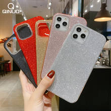 Capa de celular com glitter brilhante, capinha de celular para iphone 12 mini 11 12 pro max se 2020 11pro x xr xs max 12 6s 6 7 8 plus 2024 - compre barato