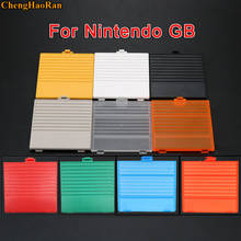 10 cores 1pc varejo para gameboy clássico substituição cinza preto branco amarelo laranja bateria capa para gb console tampa da bateria porta 2024 - compre barato