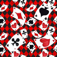 Атласная ткань Alice poker на заказ, черно-красный узор в клетку для платья, сделай сам, полиэфирная ткань для шитья, лоскутное шитье 2024 - купить недорого