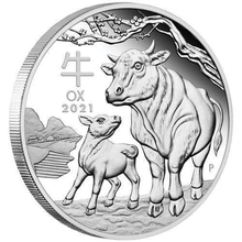 Australia Year of The Ox Silver Coin Collection Commemorative Coin Lucky Coin Gift Challenge Coin 2024 - buy cheap