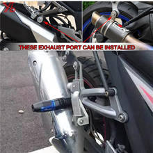 Deslizadores de escape de aluminio para motocicleta, Protector contra choques para SUZUKI GSX650F GSX1250 F/SA/ABS GSF1250 BANDIT, accesorios 2024 - compra barato