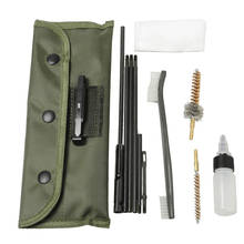 Kit de limpeza de arma ar15 m16 m4, conjunto de escovas de rifle tático para airsoft pistola de 5.56mm .223 22lr. 22 cal com 10 peças 2024 - compre barato