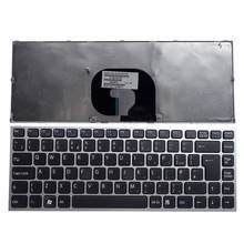 GZEELE NOVO Para SONY VPCY VPC-Y VPC-Y218 Y2 Y11S1E Y112S Y118EC Y115 PCG-51311T 41111T REINO UNIDO Laptop keyboard silver frame 2024 - compre barato