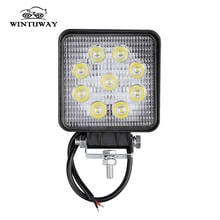 WINTUWAY-DC10V-30V LED de trabajo para coche, reflector de luz brillante para campamento, camión, ATV, 27W 2024 - compra barato