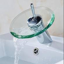 Basin Faucets Elegant Bathroom Faucet Basin Mixer Tap Chrome Finish Sink Faucets Polished Glass Tap 2024 - buy cheap