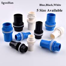 20/25/32/40/50mm PVC Pipe Aquarium Inlet Outlet Drainage Connector Home Garden DIY Shrimp Nano Water Supply Butt Fish Tank Joint 2024 - buy cheap
