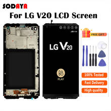5.7'' For LG V20 LCD Display Touch screen VS995 VS996 LS997 H910 Touch Digitizer Assembly + Frame Free Shipping 2024 - buy cheap