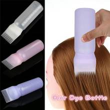 120ML Hair Dye Bottle Applicator Brush Dispensing Salon Hair Coloring Dyeing Gift for Girls Hair Dry Cleaning Bottle Drop Ship 2024 - buy cheap