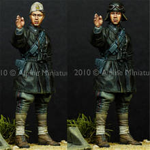 Figura de resina a escala 1/35, soldado italiano de la tripulación con dos cabezas, Kit de modelos de montaje GK, juguete autoensamblado incoloro 2024 - compra barato