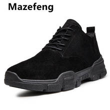 Mazefeng Men's Boots 2021 New Men Fashion Shoes Man Comfy Outdoor Spring & Autumn Men Boots Shoes Walking Shoes Men Casual Boots 2024 - buy cheap