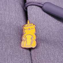 Honey bear enamel pin cute animal badge honey bottle brooch bee art jewelry 2024 - buy cheap