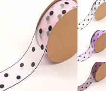 40mm10 yards polka dot tulle ribbon DIY handmade material headdress hair bow bow shoe hat accessories handicraft 4cm 2024 - buy cheap